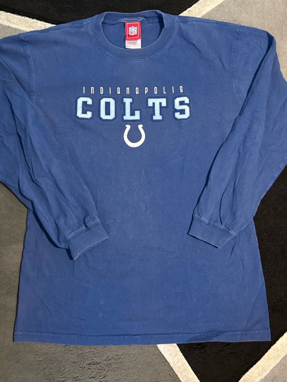 NFL Indianapolis Colts y2k blue long sleeve shirt